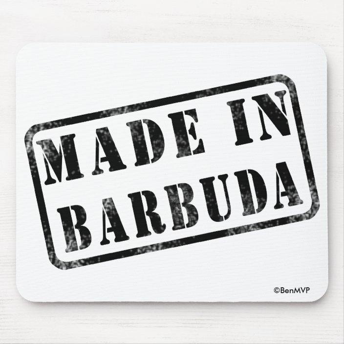 Made in Barbuda Mousepad