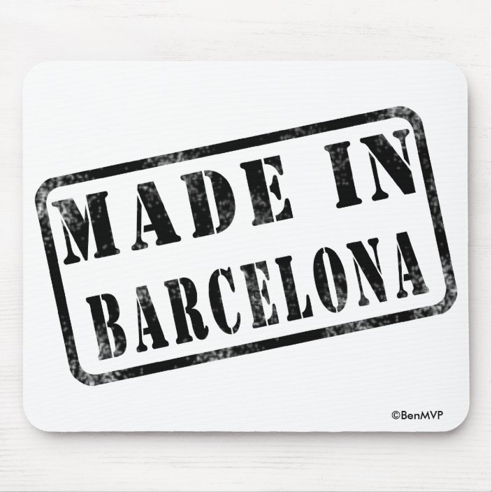 Made in Barcelona Mouse Pad