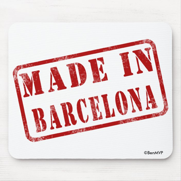 Made in Barcelona Mousepad