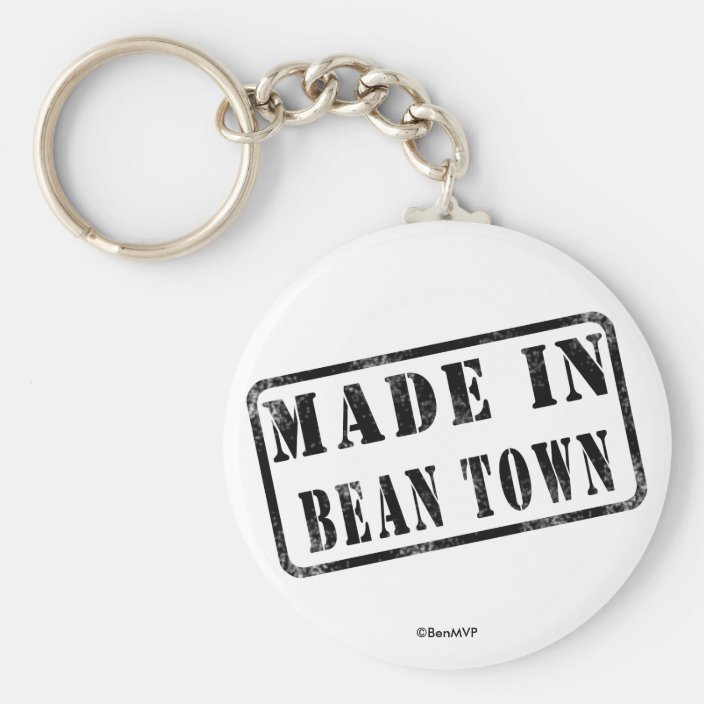 Made in Bean Town Keychain