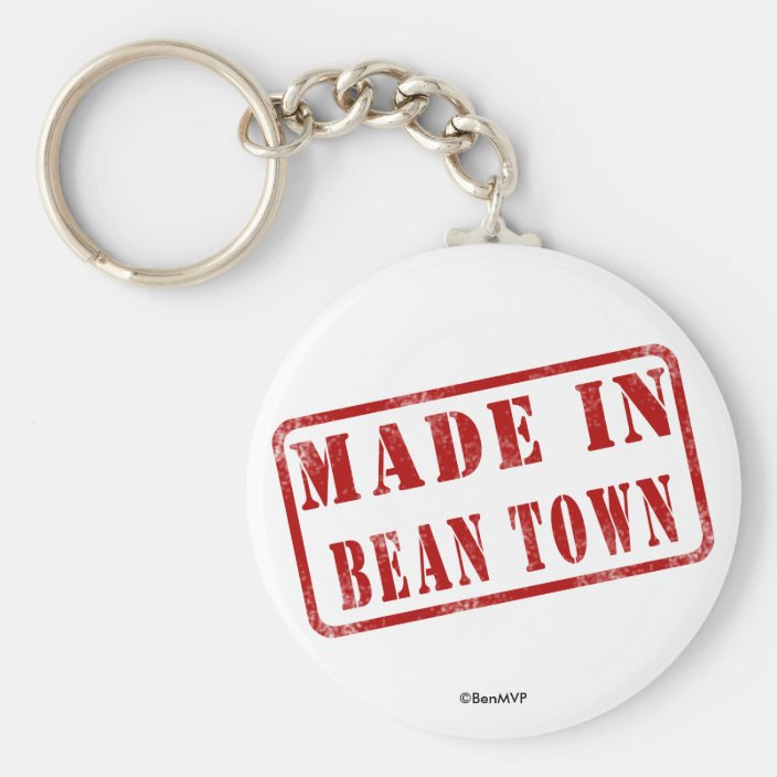 Made in Bean Town Keychain