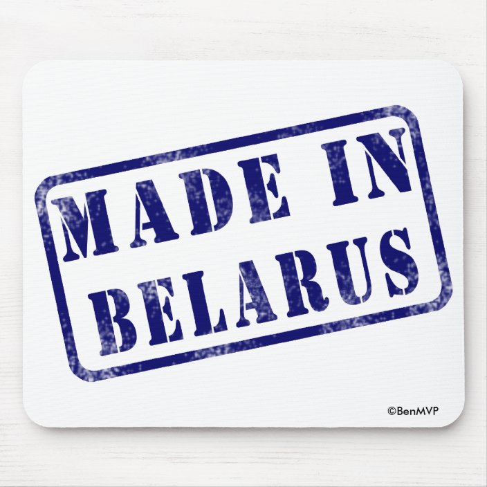 Made in Belarus Mousepad