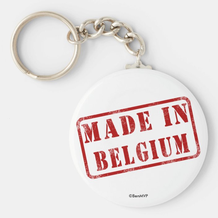 Made in Belgium Key Chain