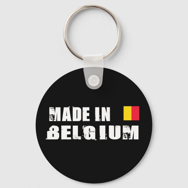 Made in Belgium Keychain (Front)