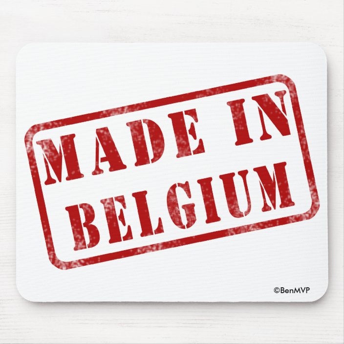 Made in Belgium Mouse Pad