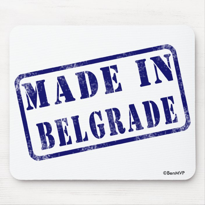 Made in Belgrade Mouse Pad