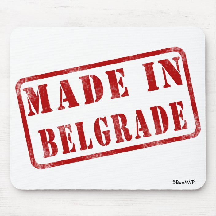 Made in Belgrade Mousepad