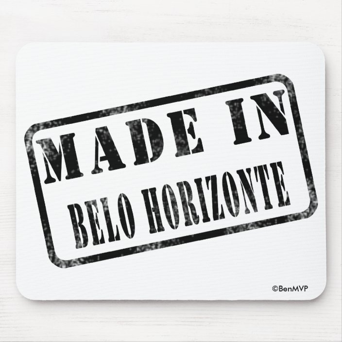 Made in Belo Horizonte Mouse Pad