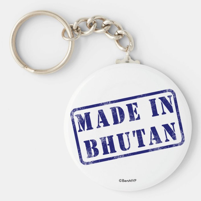 Made in Bhutan Key Chain