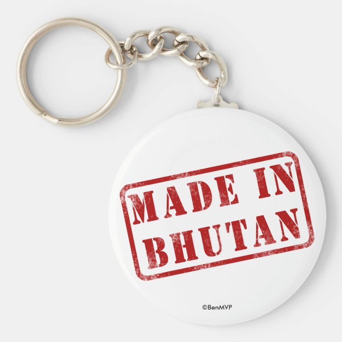 Made in Bhutan Key Chain
