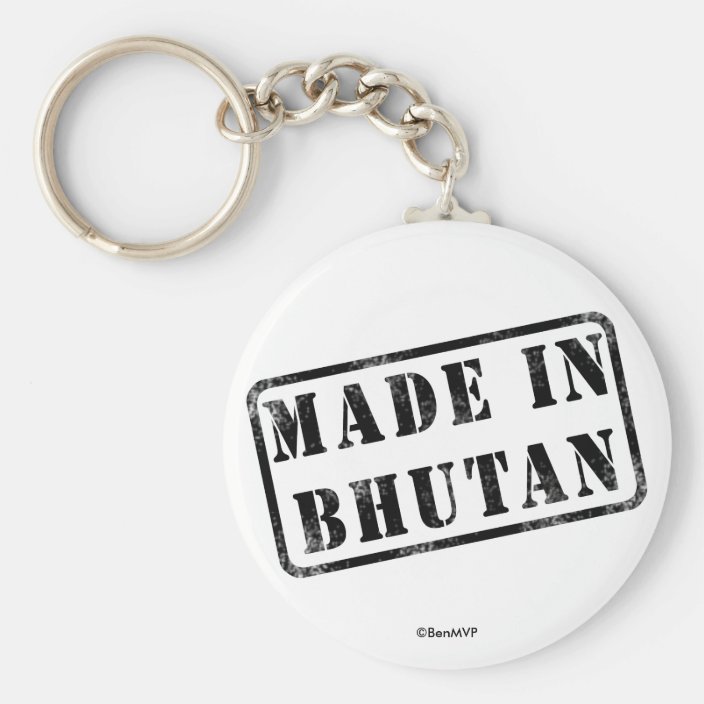 Made in Bhutan Keychain