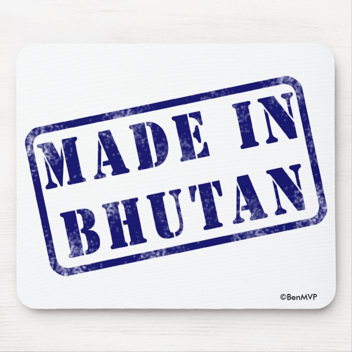 Made in Bhutan Mouse Pad
