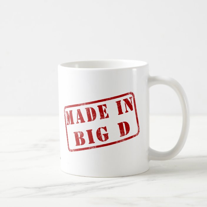 Made in Big D Coffee Mug