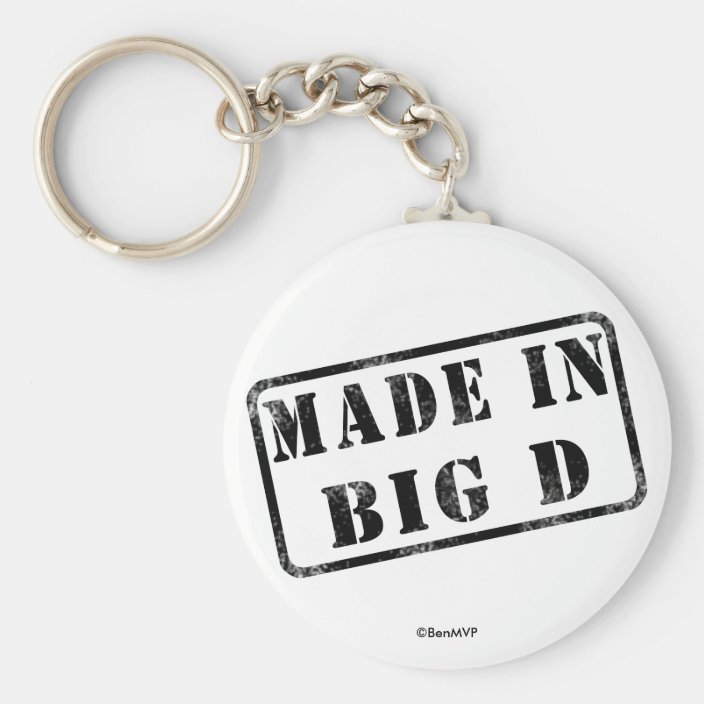 Made in Big D Keychain