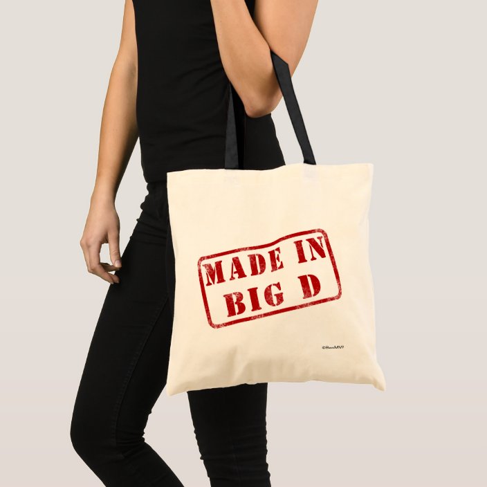 Made in Big D Tote Bag