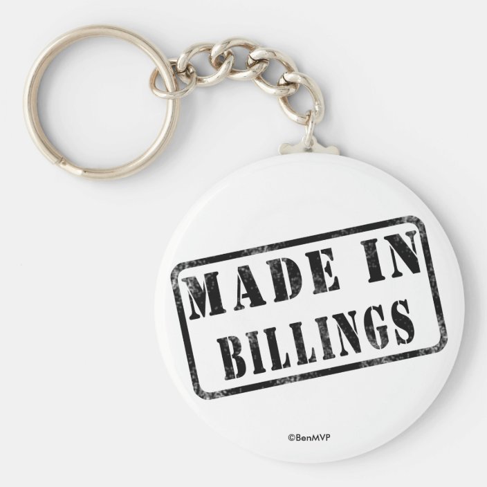 Made in Billings Key Chain