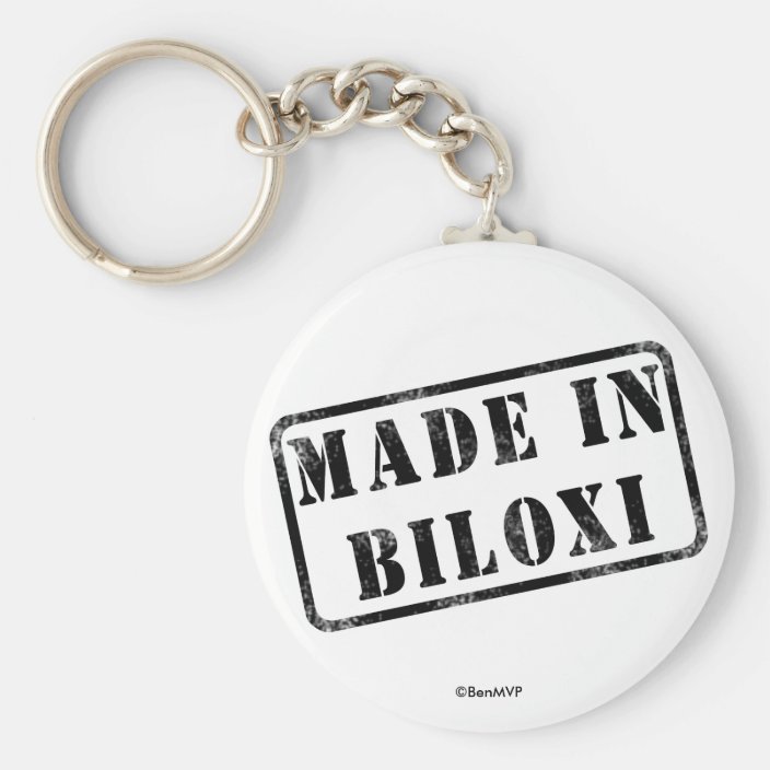 Made in Biloxi Keychain