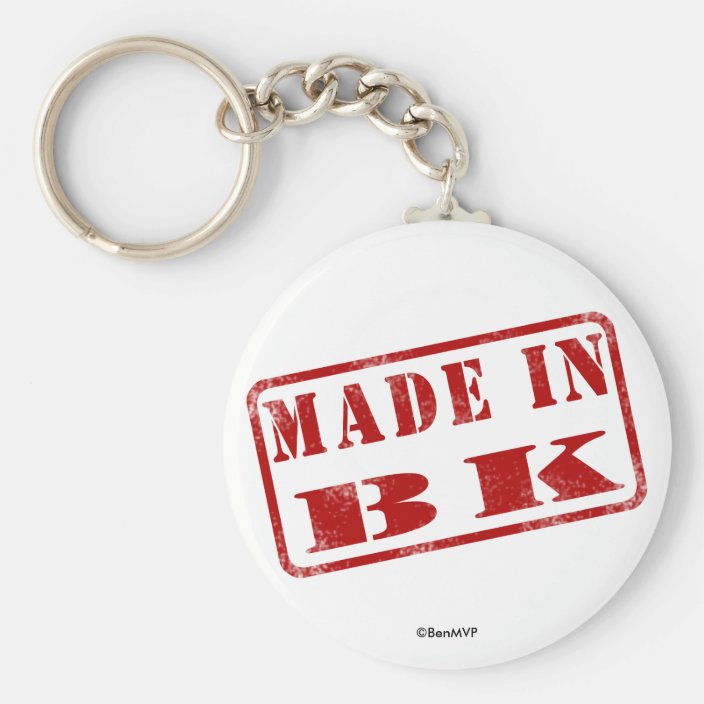 Made in BK Key Chain