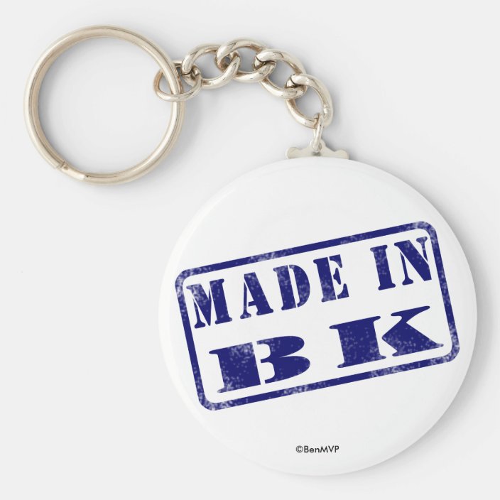 Made in BK Keychain