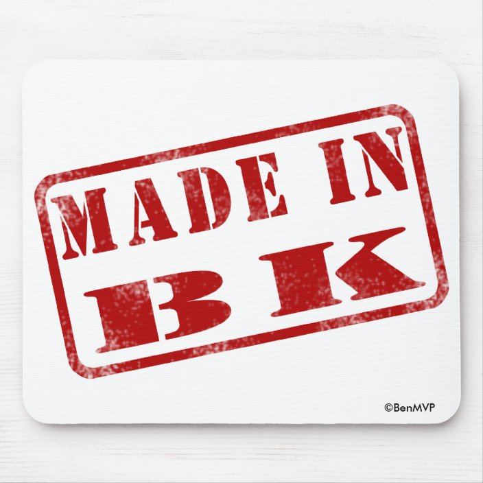 Made in BK Mouse Pad