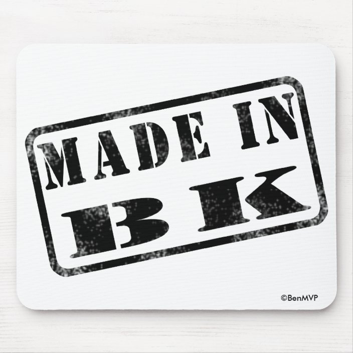 Made in BK Mouse Pad