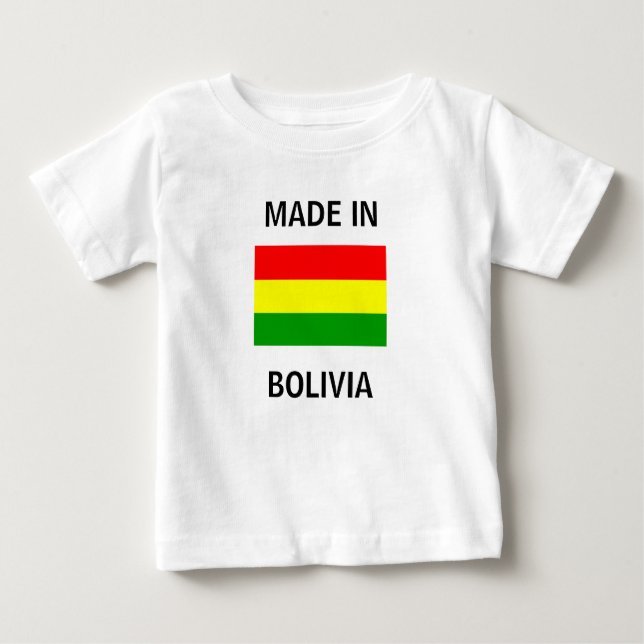 Made in Bolivia Baby T-Shirt (Front)
