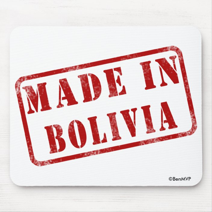 Made in Bolivia Mousepad