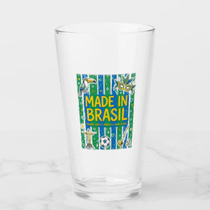 Made In Brasil Cultural Icons Colorful Design Glass