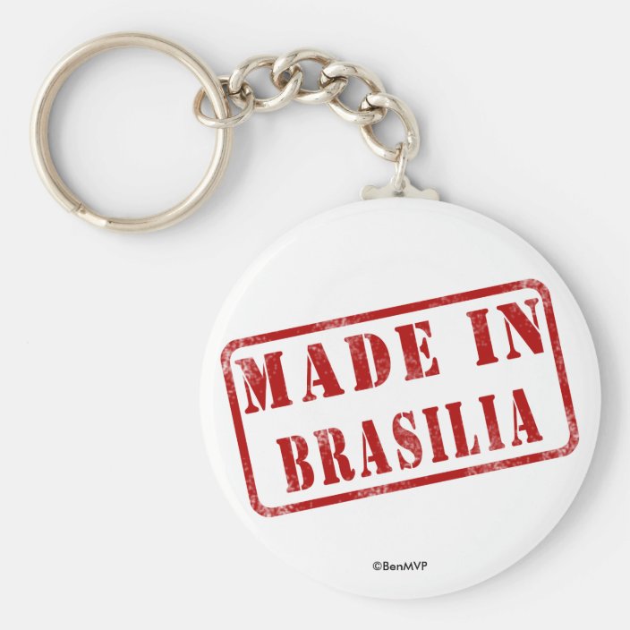 Made in Brasilia Key Chain