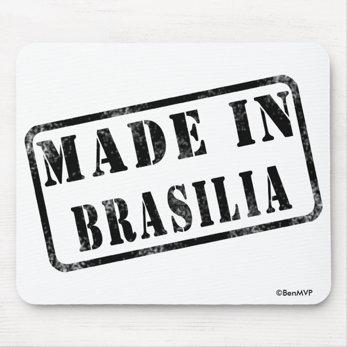 Made in Brasilia Mousepad