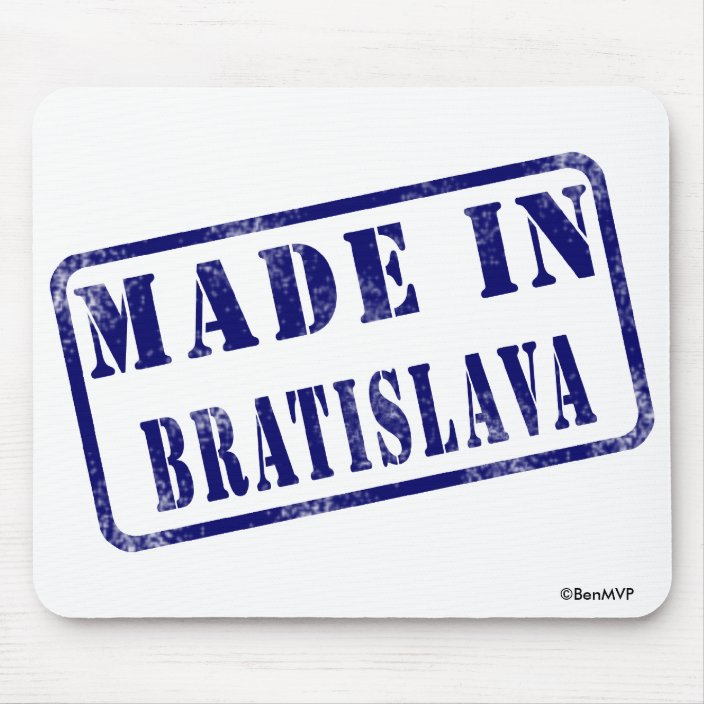 Made in Bratislava Mousepad
