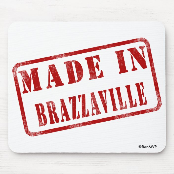 Made in Brazzaville Mouse Pad