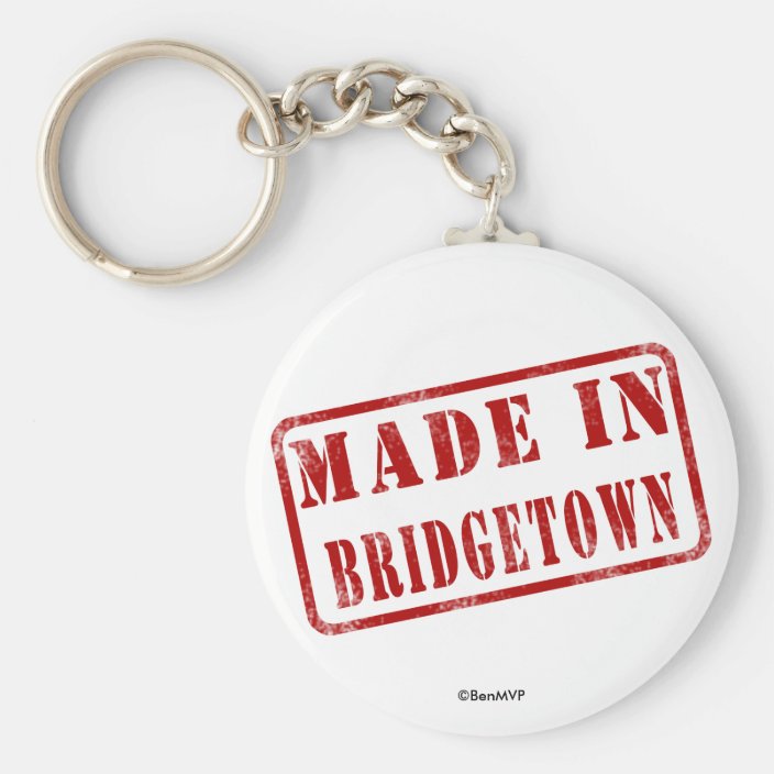 Made in Bridgetown Keychain