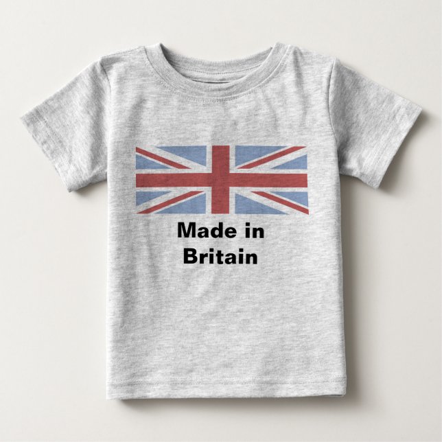 Made in Britain - baby vest Baby T-Shirt (Front)
