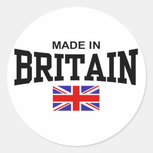 Made In Britain Classic Round Sticker