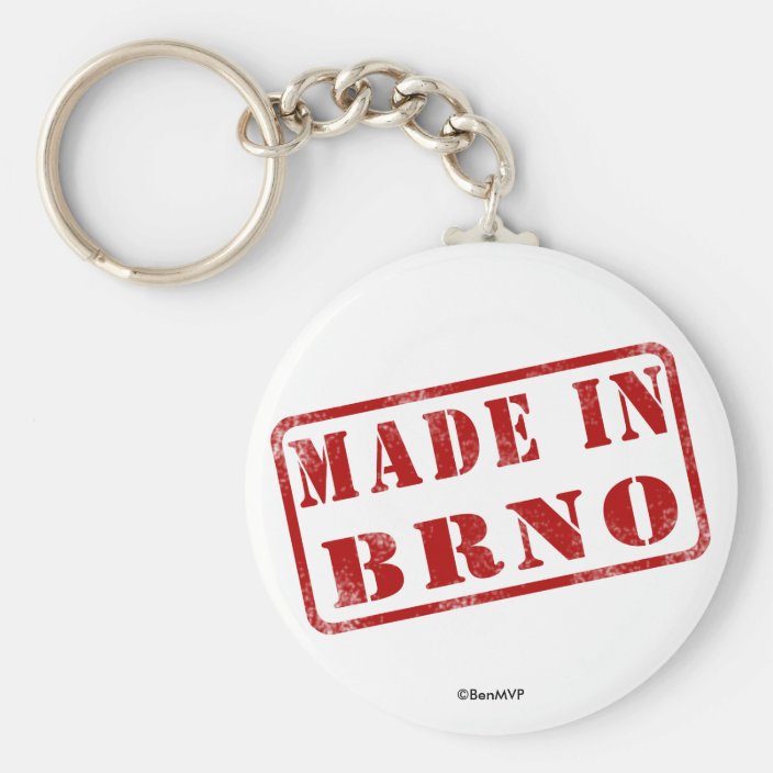 Made in Brno Key Chain