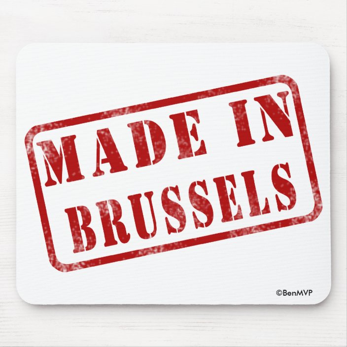 Made in Brussels Mouse Pad