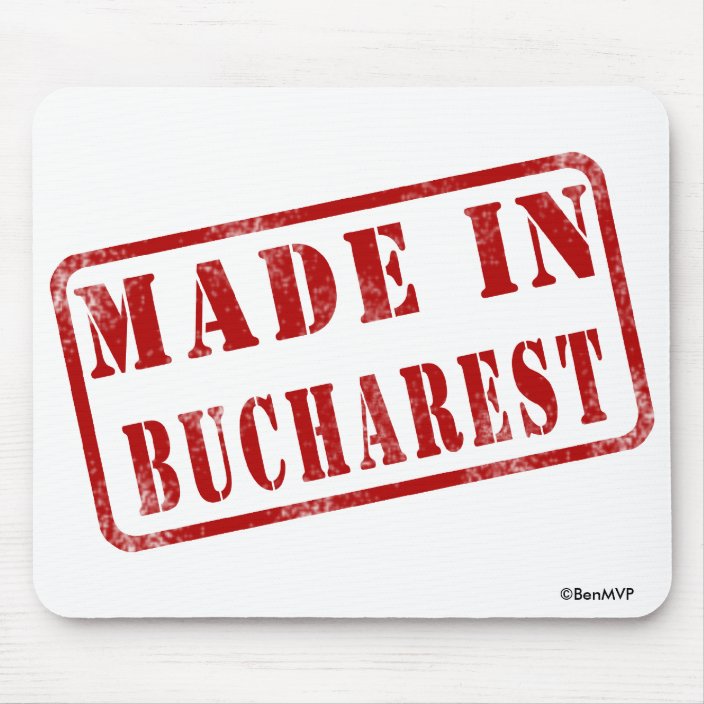 Made in Bucharest Mouse Pad
