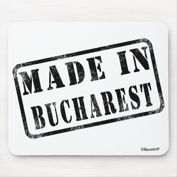 Made in Bucharest Mousepad