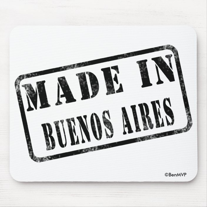 Made in Buenos Aires Mousepad