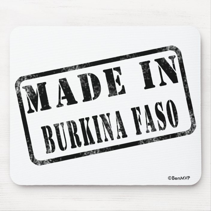 Made in Burkina Faso Mouse Pad