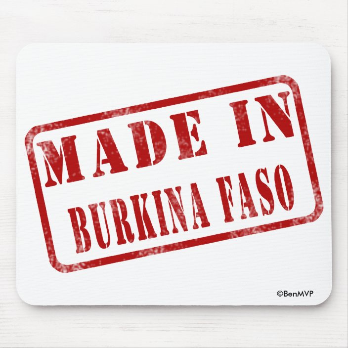 Made in Burkina Faso Mousepad