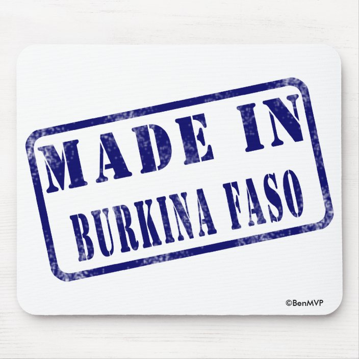 Made in Burkina Faso Mousepad