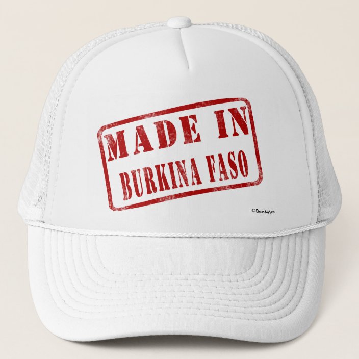 Made in Burkina Faso Trucker Hat