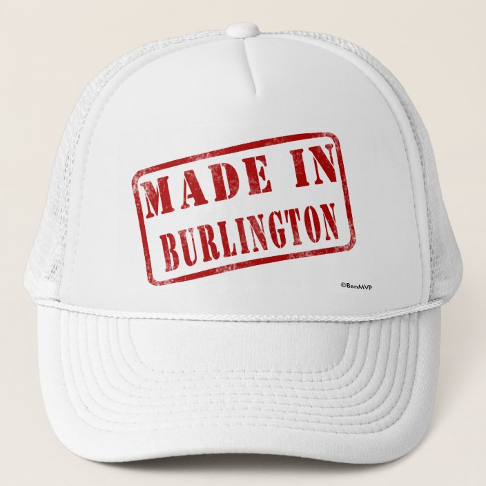 Made in Burlington Hat