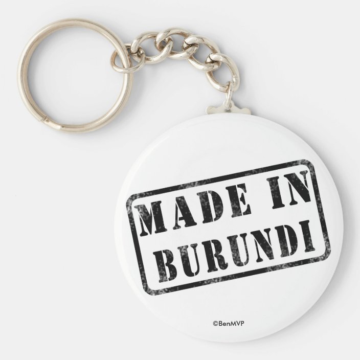 Made in Burundi Keychain