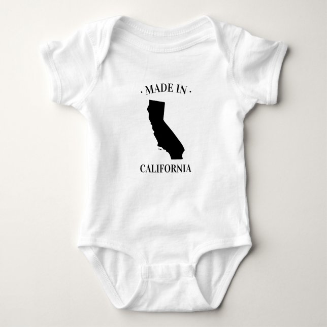 Made in California CA Baby Bodysuit (Front)