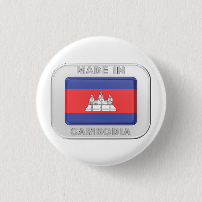 Made in Cambodia Button (Front)