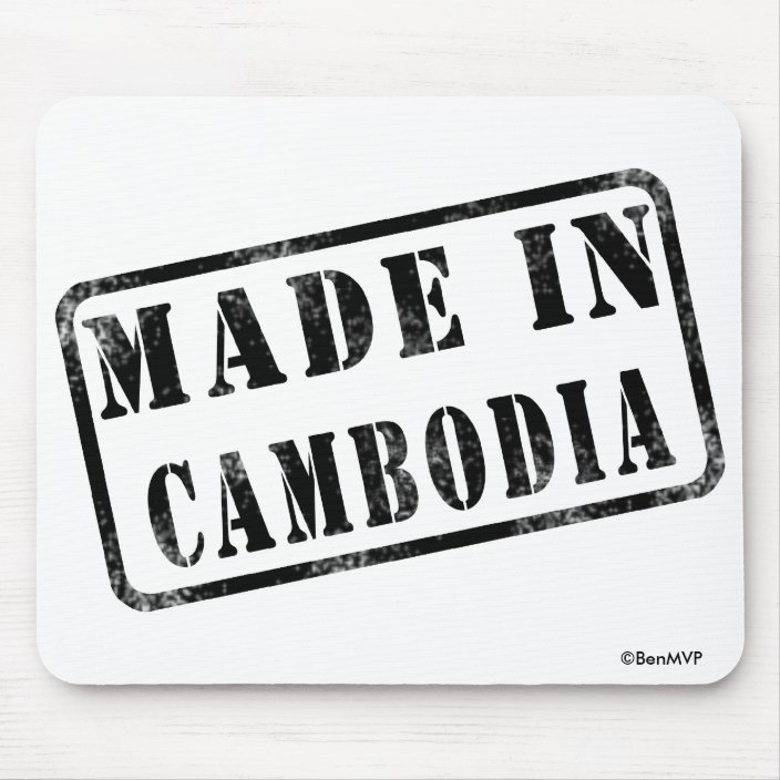 Made in Cambodia Mouse Pad