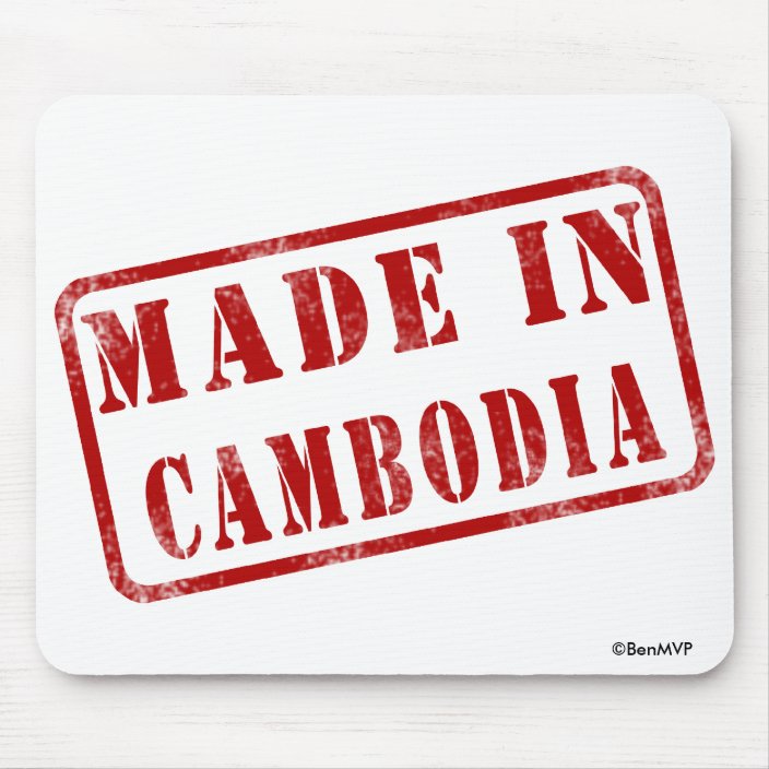 Made in Cambodia Mousepad